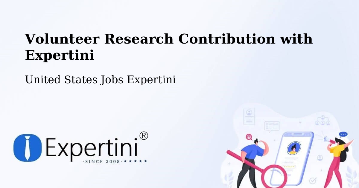 Volunteer Research Contribution Program – Hellertown - United States Jobs Expertini